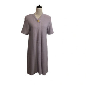 Vintage 70s Sweater Dress Steve Fabrikant Womens Size M\P Wool Luxury Classic